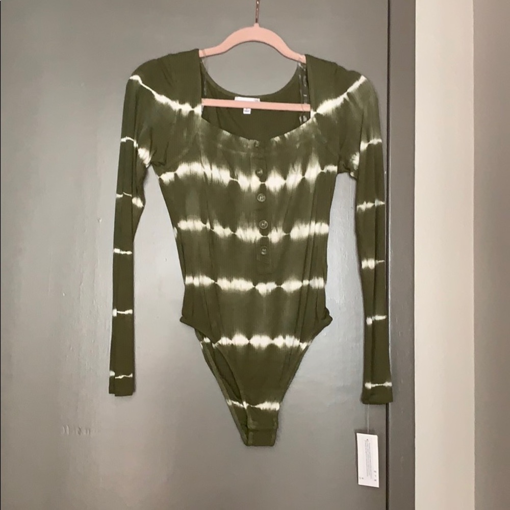 Ten Sixty ShermanGreen Tye Die Bodysuit